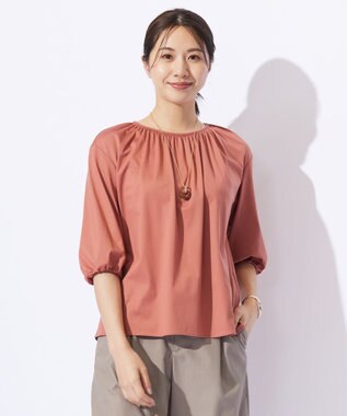 J.PRESS LADIES L シールズトリコットライト カットソー ローズピンク系