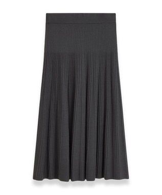 JOSEPH メリノリブ　ニットスカート Slate