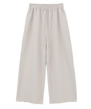 YECCA VECCA イージーカットジョーゼットパンツ Light Gray