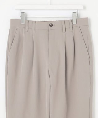 23区GOLF 【23Fondation/MEN】【ストレッチ】ツータックルーズ  テーパードパンツ ベージュ系