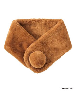 MOONBAT Care Bears(ケアベア) フェイクファーマフラー 手洗い可能 モカブラウン