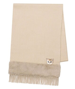 MOONBAT PAUL & JOE ACCESSOIRES ヌネットワッペン×ファームースタッチマフラー（パッケージ入り）