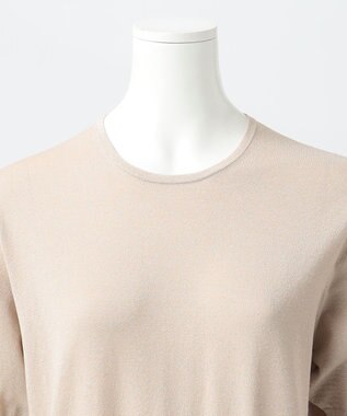 23区 L 【R(アール)】ファインルレックス ハーフスリーブニット ゴールド系