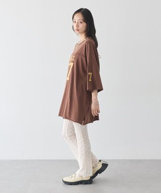 earth music&ecology レースフレアパンツ Off White