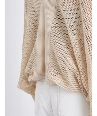 earth music&ecology メッシュボレロ Ivory