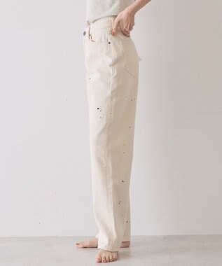 AMERICAN HOLIC ルーズストレートペイントデニム White