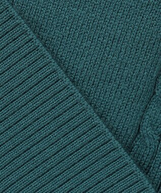 ANY SIS 【洗える】サイドケーブルカラー ニット ブルーグリーン