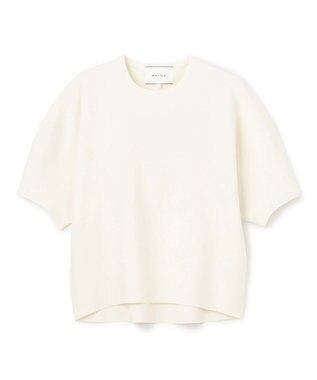 BEIGE， LAURA / 半袖ニットトップス Ecru