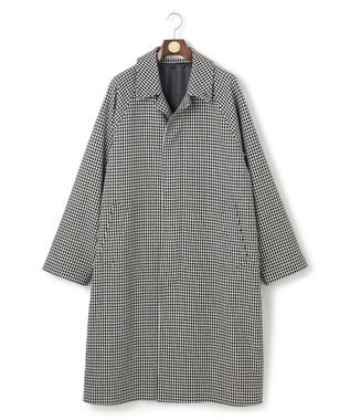 J.PRESS MEN 【J.PRESS ORIGINALS】T/W LIGHT TWEED BALMACAAN COAT / JAPAN MADE ブラック系3