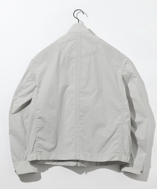 JOSEPH ABBOUD 【軽量/ストレッチ/撥水】ライトワッシャーストレッチ ショートブルゾン ライトグレー系