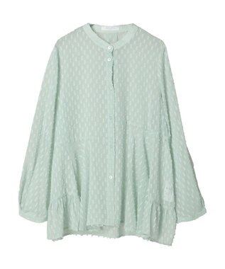 Green Parks アシメティアードブラウス Mint