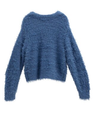 Green Parks ・Ｐｅｔｉｔ　Ｆｌｅｕｒ　シャギーニットカーディガン Blue