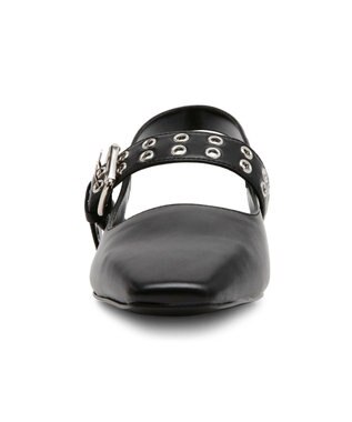 STEVE MADDEN BELIEVER スクエアスリングバックフラットパンプス ブラック