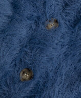 Green Parks ・Ｐｅｔｉｔ　Ｆｌｅｕｒ　シャギーニットカーディガン Blue