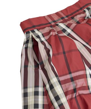 YECCA VECCA 【撥水】メモリーフレアスカート Red