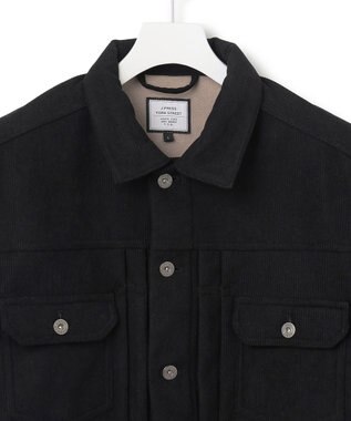 J.PRESS YORK STREET 【UNISEX】コーデュロイ Gジャン ブラック系