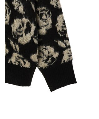 Green Parks ・ＳＵＧＡＲ　ＳＰＯＯＮ　フラワーシャギーニット Black