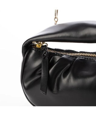 UNBILLION cachecache ハーフムーンギャザー2wayミニショルダー ブラック