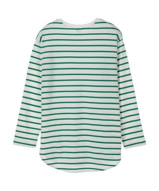 AMERICAN HOLIC Ｄａｉｌｙ！　ラウンドカットチュニック Border Green