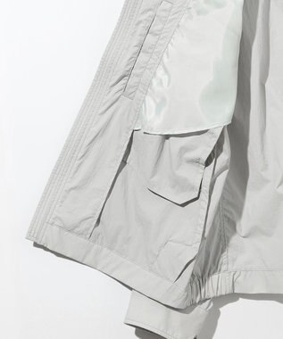 JOSEPH ABBOUD 【キングサイズ・軽量/ストレッチ/撥水】ライトワッシャーストレッチ ショートブルゾン ライトグレー系