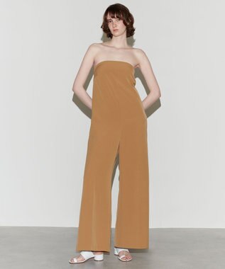 NAVE 【Nave　洗える】バッグリボンオールインワン キャメル系