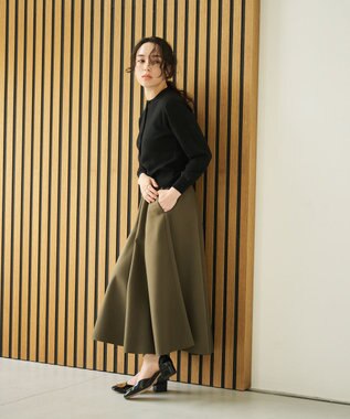 #Newans 【カシミヤ混】コンパクトニットカーディガン ブラック