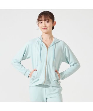 Chacott ◎【Nela ライン】ウォームアップジャケット アクアグリーン