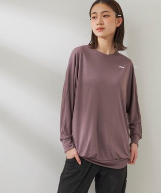 OP／FILA 【FILA】水陸両用フィットネスウェア 2点セット ダークパープル