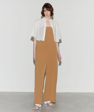 NAVE 【Nave　洗える】バッグリボンオールインワン キャメル系