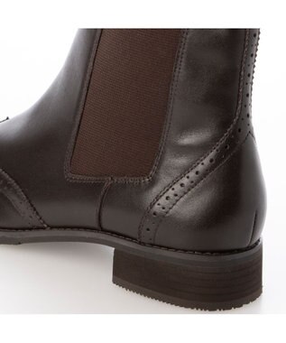 ing <ing>サイドゴアトラッドショートブーツ ダークブラウン