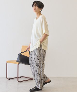 AMERICAN HOLIC 【前後2WAY】ポンチョニット Ivory