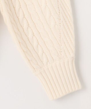 組曲 バルキーケーブル ニット アイボリー系