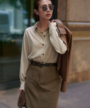 23区 NOMADIS MOON ファー バッグ ダークブラウン