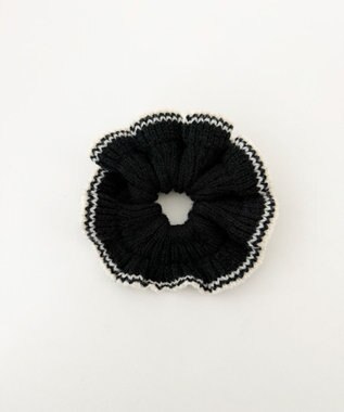 WEGO Lパイピングニットシュシュ ブラック