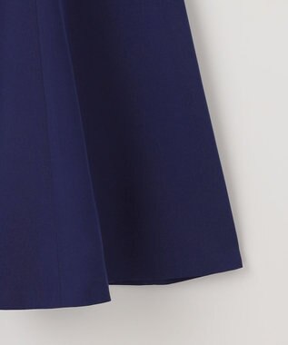 ANY SIS 【洗える】ロングタフタフレア スカート ロイヤルブルー