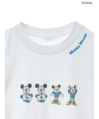 Green Parks ミッキーフレンド／体操プリント半袖ＴＥＥ Off White