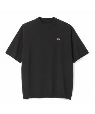 ZERO HALLIBURTON ニットモックネックTシャツ ZHG-M5S9b 82959 ブラック