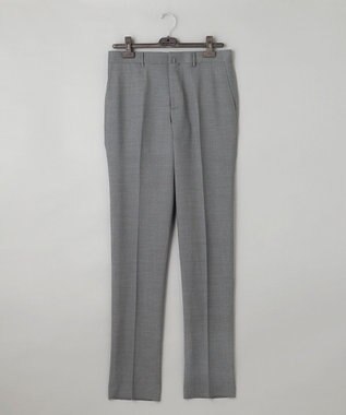 GOTAIRIKU ロングセラー【洗える/折り目加工/シワになりにくい/ウエストアジャスター】ウォッシャブル サマーウール100％パンツ_定番色(ノータック)23/24年モデル ライトグレー系