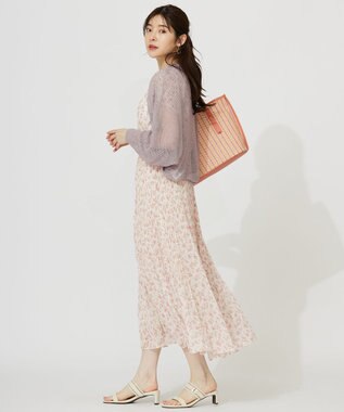 ANY SIS 【洗える】ボレロ カーディガン グレージュ