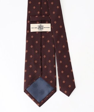 J.PRESS MEN 【J.PRESS SPUN SILK COLLECTION】ヴィンテージジャガード ネクタイ ワイン系7