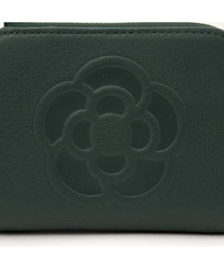 CLATHAS ワッフル 二つ折り財布 グリーン