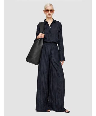 JOSEPH 【洗える】ハボタイ　ワイドレッグトラウザーズ Navy