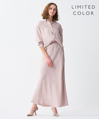 【新色追加！】フィブリルシャンブレー フレアスカート