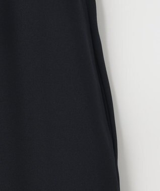 J.PRESS LADIES L 【洗える・イージーケア・UVカット・接触冷感】 ストレッチバックサテンジョーゼット ジャンパースカート ネイビー系