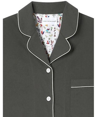 une nana cool 【綿100％】ハイゲージ天竺パジャマ　ＭＡＤＥ　ＷＩＴＨ　ＬＩＢＥＲＴＹ　ＦＡＢＲＩＣ BL