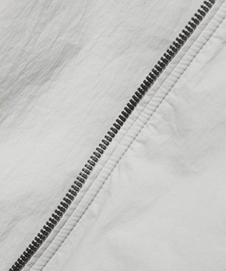 JOSEPH ABBOUD 【軽量/ストレッチ/撥水】ライトワッシャーストレッチ ショートブルゾン ライトグレー系