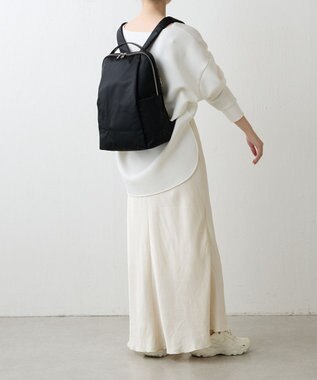 russet ＜背面メッシュ仕様＞クラウズナイロンリュックサック(CE-1499) Black