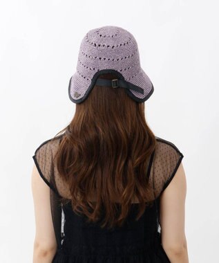 AURORA 【 ANNA SUI（アナ スイ）】ペーパーボンネット パープル