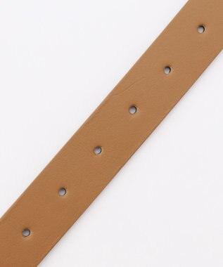 J.PRESS LADIES 【WEB限定・着こなしのポイントに】レザー ベルト キャメル系