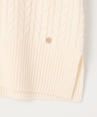 組曲 バルキーケーブル ニット アイボリー系